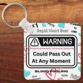 警告だ！消えうせる キーホルダー (正面)