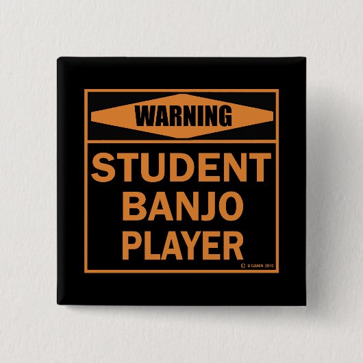 警告だ！生徒万丈選手！ 缶バッジ (正面)