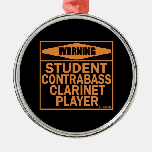 警告だ！生徒対戦車車掌クラリネット！ メタルオーナメント (正面)