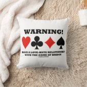 警告だ!私は愛憎の人間関係橋を持っている クッション (ブランケット)