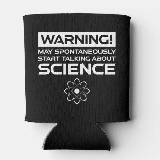 警告だ！科学について話し始めるかもしれない 缶クーラー (裏面)