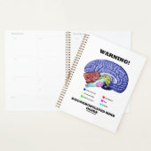 警告だ!脳内の混乱した心 プランナー手帳 (ディスプレー)