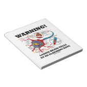 警告だ！驚くべき速度で脳細胞を失うこと ノートパッド (アングル)