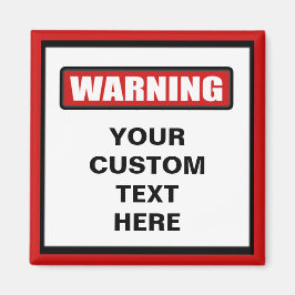 警告のカスタム磁石 マグネット