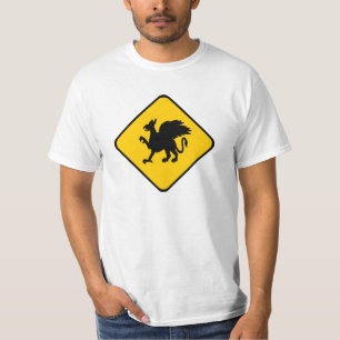 警告のグリフィン! Tシャツ