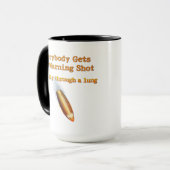 警告のショット – 第2改正 マグカップ (正面左)