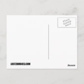 警告のゾンビ発生葉書 ポストカード (裏面)