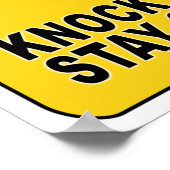 警告のポスターカスタマイズ! ポスター (角)