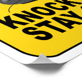 警告のポスターカスタマイズ! ポスター (角)