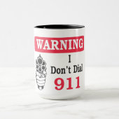 警告のマグ マグカップ (中央)