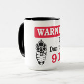 警告のマグ マグカップ (正面左)
