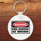 警告の悪才 キーホルダー (正面)