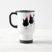 警告の持ち主は感じ今日の鳥だ トラベルマグ (左)