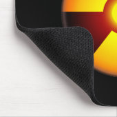 警告の放射線 マウスパッド (コーナー)