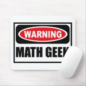 警告の数学のギークのマウスパッド マウスパッド (マウス)