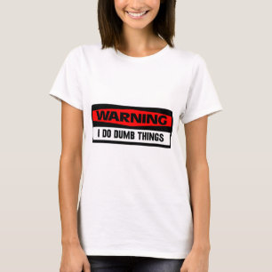 警告の物の言えない事 Tシャツ