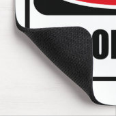 警告の花婿の付添人のマウスパッド マウスパッド (コーナー)