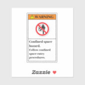 警告の限定宇宙危険度ラベル シール (シート)