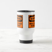 警告の高圧 トラベルマグ (中央)