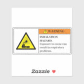 警告の/オ警告ゾンのラベル シール (シート)