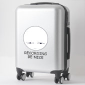 警告の シール (スーツケース)