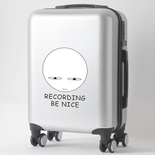 警告の シール (スーツケース)