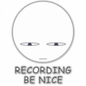 警告の シール (正面)