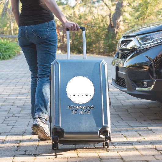 警告の シール (スーツケースインサイチュ)