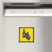 警告の：ナマズが鳴く！ マグネット (インサイチュ (食洗機))