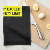 警告の:ボゴン流束 キッチンタオル (四つ折り)