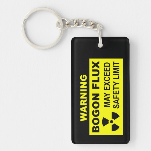 警告の:ボゴン流束 キーホルダー (正面)