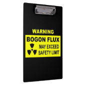 警告の：ボゴン流束 クリップボード (右)