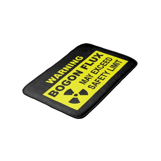 警告の：ボゴン流束 バスマット (アングル)