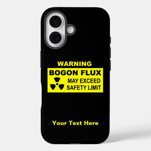 警告の：ボゴン流束 Case-Mate iPhoneケース (裏面)