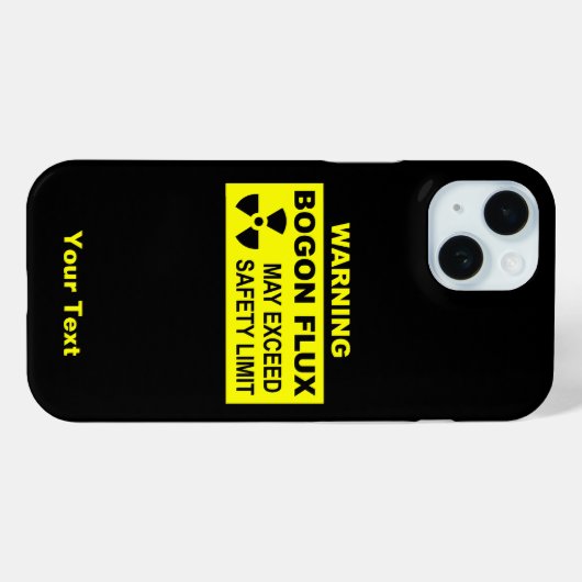 警告の：ボゴン流束 Case-Mate iPhoneケース (裏面 (横))