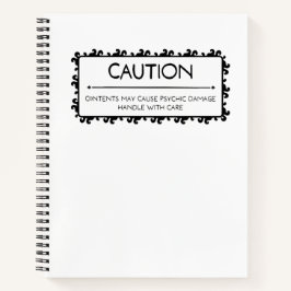 警告の:精神的損傷 ノートブック