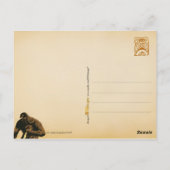 警告の：自分の危険を冒してスクワッチンに行け！ ポストカード (裏面)