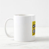 警告の: Bitcoin Talk コーヒーマグカップ (左)