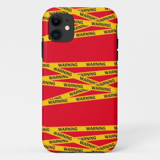 警告の Case-Mate iPhoneケース (裏面)