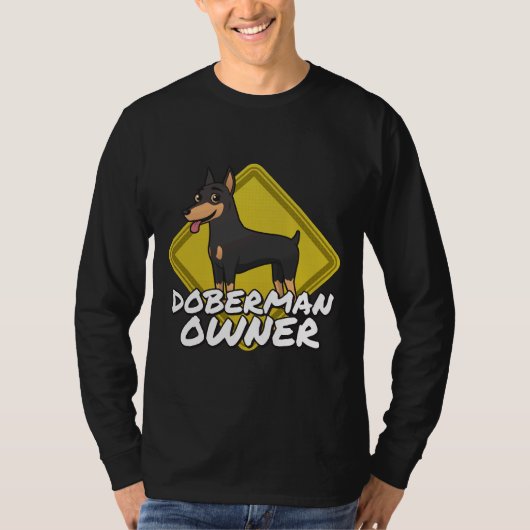 警告のDobermanオーナー543 Tシャツ (正面)