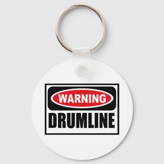 警告のDRUMLINEキーチェーン キーホルダー (正面)