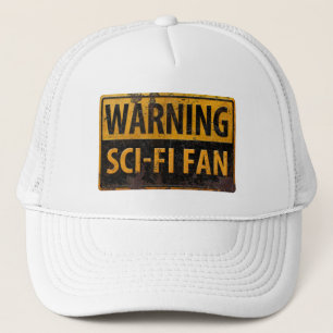 警告のSCI-FIファン – 金属危険注意標識 キャップ