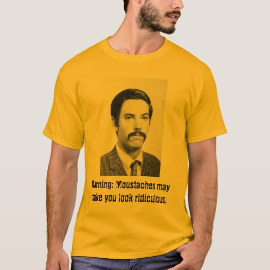 警告のTシャツ Tシャツ (正面)