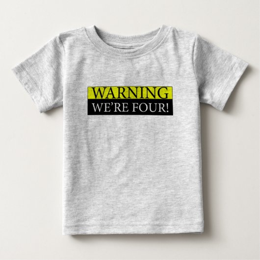 警告のweÕre 4 ベビーTシャツ (正面)