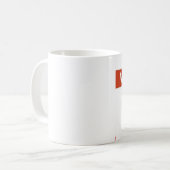 警告は他とNOTPLAYをよくします コーヒーマグカップ (正面左)