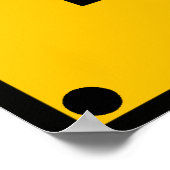 ～警告は皆が乗っているよ ポスター (角)