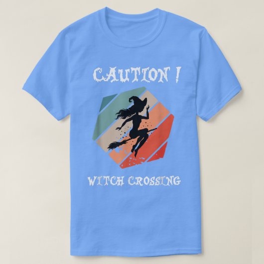 警告ウィッチクロッシングハロウィーン2022ことわざ404 Tシャツ (デザイン正面)