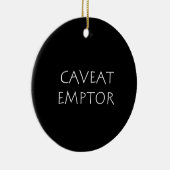 警告エンプター セラミックオーナメント (右)