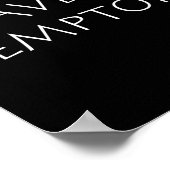 警告エンプター ポスター (角)