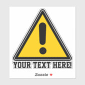 警告カスタム文字パーソナライズされた警告の シール (シート)